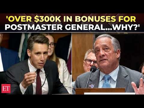 'Mail piles up, but bosses get incentive': Hawley calls for ban on Postal Service leadership bonuses