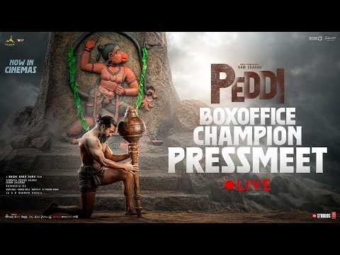 PEDDI Box Office Champion Press Meet LIVE | Ram Charan | Buchi Babu | Janhvi Kapoor | A R Rahman