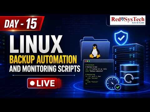 Linux Scripts That Save Hours in Production Operations | Live | Q&A|Red9SysTech