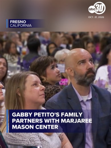 Nearly 1,500 people gathered at the Fresno Convention Center Wednesday for The Marjaree Mason Center's Top Ten Professional Women Awards. As honorees were awarded for their service to the community video screens gave the crowd a glimpse into each of their stories. Among those watching: Gabby Petito's mom and stepdad.