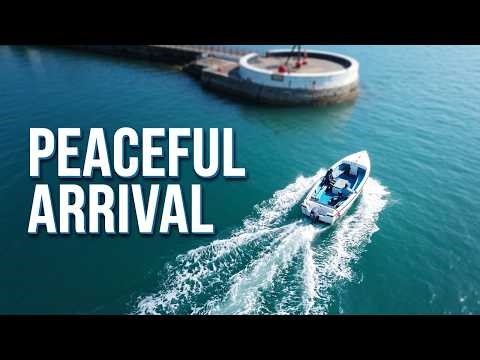Drone Over Looe 🌊 | Watch Vessels Enter Historic Harbour