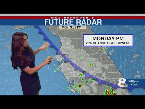 More inland rain Sunday for Tampa bay