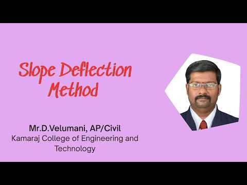 SLOPE DEFLECTION METHOD