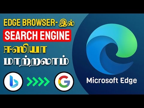 How to Set Google as a Default Search Engine in Microsoft Edge Browser in Tamil | Aranga OG
