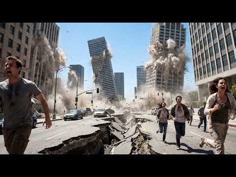 Magnitude 12 Mega Earthquake: What It Would Look Like - Watch Insane Simulation AI simulation