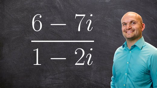How to write the quotient of complex numbers in standard form
