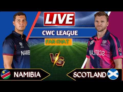 NAM vs SCO Live | Commentary & Scorecard | CWC League 2 ODI | Namibia vs Scotland 97th ODI match