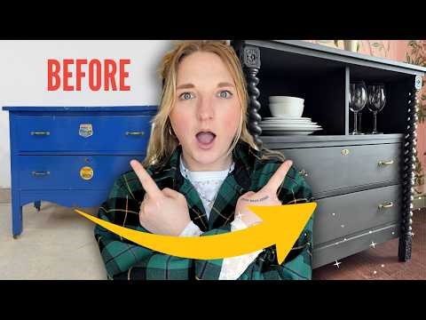 This Dresser Upcycle Is INSANE!? ✨ | DIY THRIFT FLIP