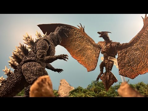 GODZILLA vs RODAN | An Epic Stop Motion Battle