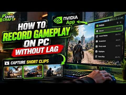 How to Record Gameplay on PC Without Lag + Capture Short Clips