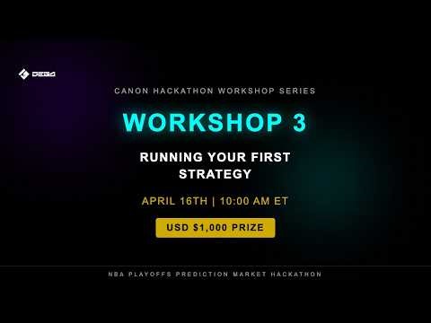 Workshop 3 — Canon AI Running Your First Strategy