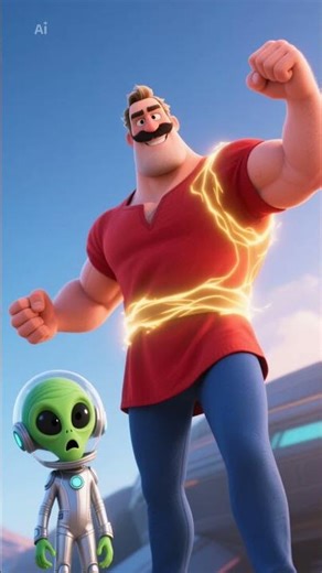 Alien 👽 Attack 😱 vs Moto 💪 #viralvideo #animation #motoputlo #unfrezzmyaccount#shorts #shorts