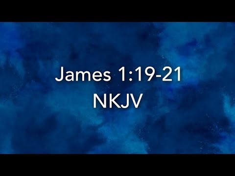 NKJV: Slow to Speak - James 1:19-21 Bible Memory Verse Song - New King James Version