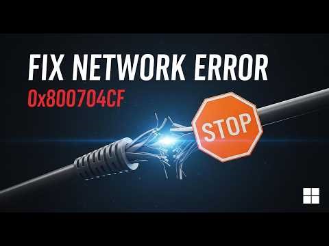 How To Fix Network Error Code 0x800704cf In Windows 11 0x800704cf Microsoft Store