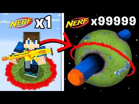 Minecraft, But NERF = World Size