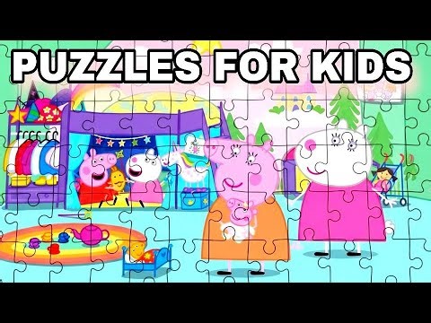 PEPPA PIG, EVIE, MUMMY PIG, MUMMY SHEEP, SUZY SHEEP Puzzle Fun 🐷 🐑 Jigsaw Puzzles for Children
