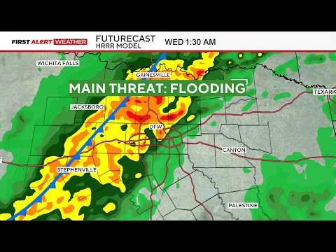 First Alert Weather: Severe storms bring giant hail, strong winds and an overnight flood threat
