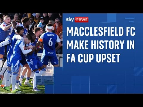 FA Cup upset: Non-league Macclesfield knock Crystal Palace out