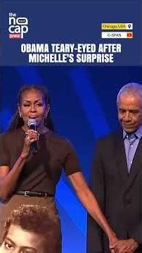Michelle's Tribute To Her Mother Leaves Barack Obama Teary-Eyed Ahead Of Presidential Center Opening