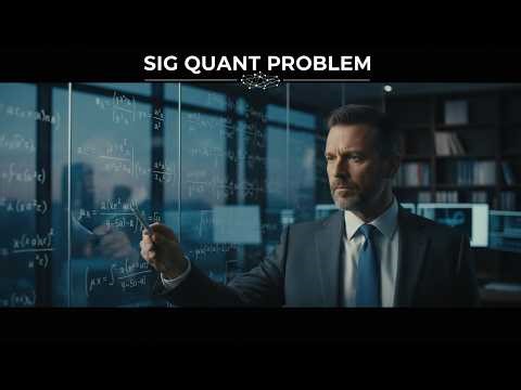 SIG Quant Interview Question EXPLAINED: How to Solve Conditional Expectation Problem!