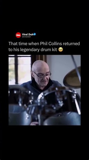 That time when Phil Collins returned to his legendary drum kit 🥹