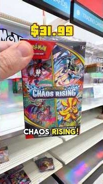 What’s Inside Chaos Rising Booster Bundle IN TARGET! 😯📈
