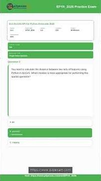EPYA_2026 Exam Prep: Build Your Esri Python Skills With Confidence