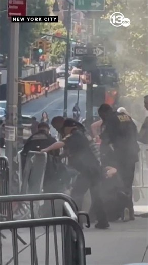 Explosion from "incendiary device" outside federal building in NYC leads to one person in custody