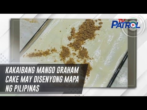 Kakaibang mango graham cake may disenyong mapa ng Pilipinas | TV Patrol