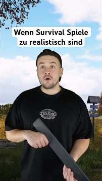 WENN SURVIVAL SPIELE ZU REALISTISCH SIND #shorts
