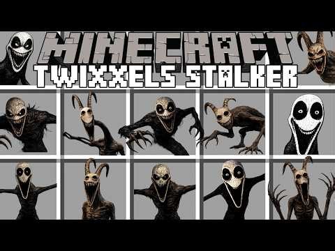 Minecraft SCARIEST MOD / THE STALKER HORROR MOD! (Minecraft Mods)