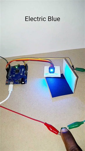 DIY Neon & Rainbow RGB LED with Arduino! 🌈⚡ #Shorts