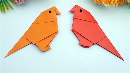 Learn how to make a beautiful origami paper bird with this easy step-by-step tutorial! 🕊️📄 ✨ Perfect for: Origami beginners craft activities School art projects DIY paper decorations #PaperBird #paperarttutorial #origamianimalcrafts Like, share, and follow for more easy origami and paper craft ideas! | Entertaining Arts