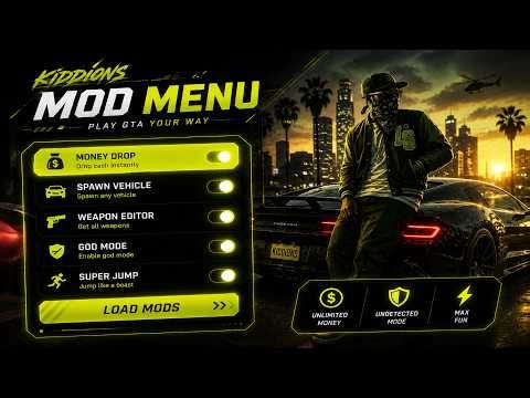 [NEW] GTA 5 Mod Menu PC 2026 / Free Kiddions Cheat, Money Hack & Online Mods (WORKING)