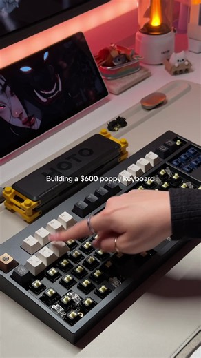 $600 Mechanical Keyboard Build: Poppi Poppy Custom Keyboard