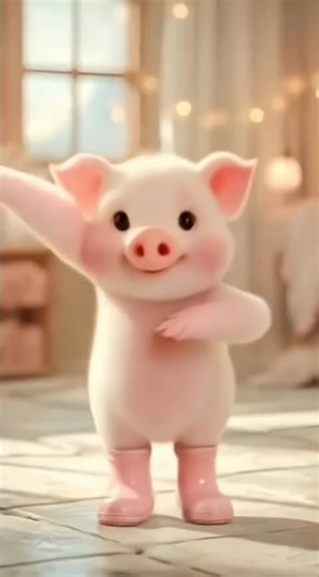Piggy piggy dance #songforkids #animals #kidssong #cartoonkids #tiktokkids