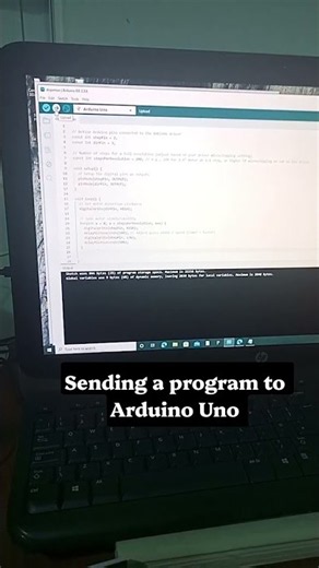 how to send a program to Arduino
