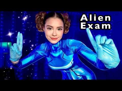 ASMR ALIEN FULL BODY EXAM 👽 Cranial Nerve Examination 3 Hours for Deep Sleep 👽