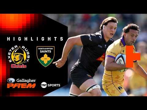 DRAMATIC LATE WIN! 🍿 | Exeter Chiefs vs Northampton Saints | Gallagher PREM Rugby Highlights