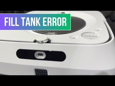 Braava M6 Fill Tank Error FIX