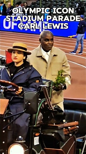 USA Carl Lewis Olympic Icon Parade Brussel Diamond League #trackandfield #athletics