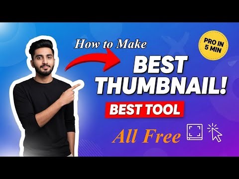 How to make Best Thumbnail | Use Free Tools | Learn for Earn | @vukhanpurDigital