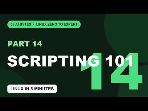 Shell Scripting 101: Your First Real Script (Part 14)