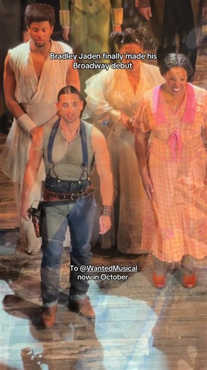 From making a splash at the last leg of the Les Miserables Arena Concert tour at the @RadioCityMusicHall last summer to now making his Broadway debut at @Wanted Musical — congratulations Bradley! #lesmiserables #wanted #bradleyjaden #musicaltheatre #broadway