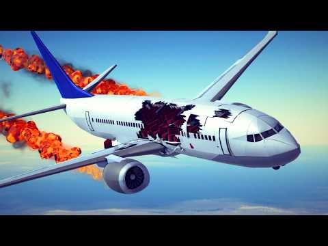 Airplane Crashes, Emergency Landings & Collisions | Besiege