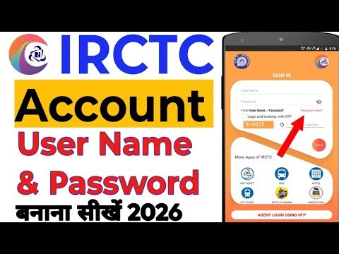Irctc user id and password kaise banaye | how to create irctc user id |irctc account kaise banaye