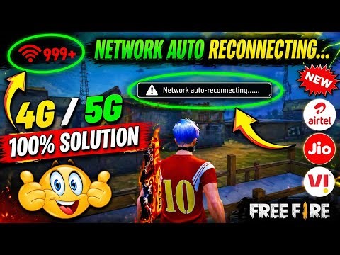 Free Fire Network Issue Fix 2026 | 999+ Ping Problem Solve | Auto Reconnecting Fix | 4G / 5G Network