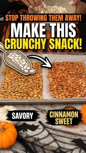 Salt free roasted pumpkin seeds, two ways