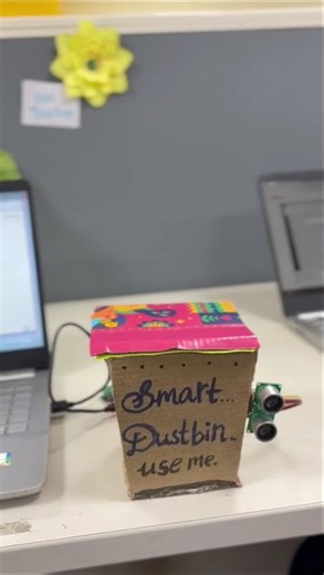 Smart Dustbin use Arduino Uno #arduino #arduinoprojects #arduinotutorials #smartdustbin