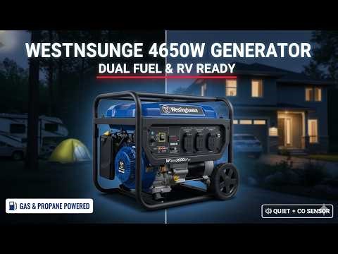 Westinghouse 4650W Dual Fuel Generator Review — Worth It? RV & Backup Power
